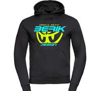 Berik The New Eye Felpa, nero-blu-giallo, taglia XL per maschi