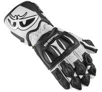 Berik Thunar Evo Guanti da moto, Bianco/nero, Taglia 3XL