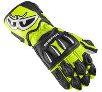 Berik Thunar Evo Guanti da moto, nero/giallo, Taglia 3XL