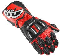 Berik Thunar Evo Guanti da moto, nero/rosso, Taglia S