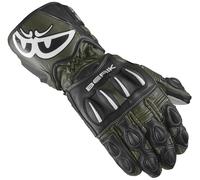 Berik Thunar Evo Guanti da moto, nero/verde, Taglia 3XL