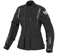 Berik Torino impermeabile Giacca tessile moto da donna, nero, Taglia 46