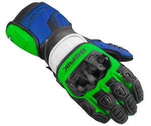 Berik Track Pro Guanti Moto, nero-verde, taglia S per maschi