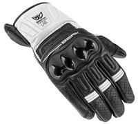 Berik TX-2 Guanti Moto, bianco/nero, Taglia L