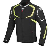 Berik X-Speed Air Giacca tessile da moto, nero-bianco-giallo, taglia 48 per maschi