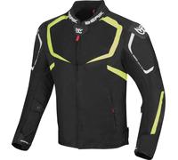 Berik X-Speed Air Giacca tessile da moto, nero-bianco-giallo, taglia 54 per maschi