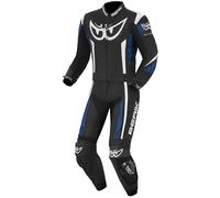 Berik Zakura Abito moto due pezzi in pelle, nero/bianco/blu, Taglia 56
