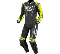 Berik Zakura Evo tuta in pelle da moto in 2 pezzi traforata, nero-giallo, taglia 58 per maschi