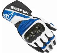 Berik Zoldar Guanti Moto, nero/blu/bianco, Taglia M