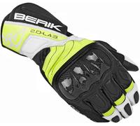 Berik Zoldar Guanti Moto, nero/giallo, Taglia M