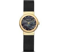 Bering 10126-132 Classico 26mm 5ATM Quarzo Unisex Nero, madreperla Oro