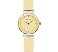 BERING Orologio da donna al quarzo Movement - Classic Collection con acciaio inossidabile e vetro zaffiro 10129-XXX - 3 ATM, giallo., Bracciale