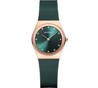 Bering 12927-868 Classico Donna 27 mm Quarzo Unisex Verde Oro rosa 3 ATM