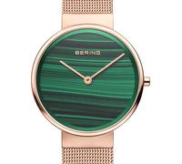 Bering 14531-368 Donna Classico 31mm Quarzo Unisex Verde Oro rosa 5 ATM