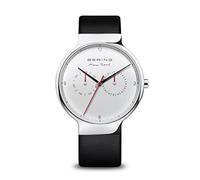 BERING Uomo Analogico Quarzo Max René Orologio con Cinturino in Pelle di Vitello Cinturino e Vetro Zaffiro 15542-409