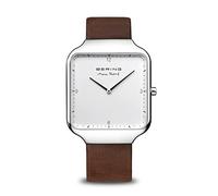 BERING Analogico Quarzo Max René Orologio con Cinturino in Pelle di Vitello Cinturino e Vetro Zaffiro
