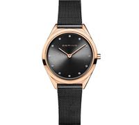 Bering 17031-162 Classico 31mm 3ATM Quarzo Unisex Nero Oro rosa Cinturino a m...