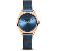 Bering 17031-367 Orologio da polso Classic 31mm 3ATM Quarzo Unisex Blu Oro rosa
