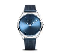 BERING Unisex Analogico Quarzo Ultra Slim Orologio con Cinturino in Acciaio inossidabile Cinturino e Vetro zaffiro 17039-307
