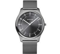 Bering 18340-377 Ultra Slim 40mm 3ATM Quarzo Unisex Grigio Argento Cinturino ...