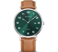 Bering 18640-568 Orologio Uomo Titanio 40mm 5ATM
