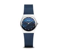 BERING, ,Accessories ,Donna ,Grigio ,ONE SIZE Orologio da Donna Classic Argento Lucido con Cinturino Milanese Blu 12927-307