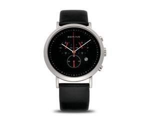 BERING, ,Accessories ,unisex ,Grigio ,ONE SIZE Orologio Classico Unisex in Argento Lucido con Vetro Zaffiro e Cassa in Acciaio Inossidabile