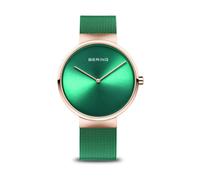 BERING, ,Accessories ,unisex ,Verde ,ONE SIZE Unisex Classico Bracciale Cinturino Orologio 14539-868