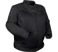 Bering Alias King Size Mesh Giacca tessile da moto, nero, taglia 5XL per maschi