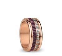 BERING Anello Donna Misura 10 Oro Rosa Lucido, Douro