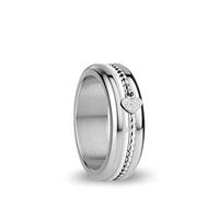 BERING Anello Donna Misura 7 Argento Lucido, Loire