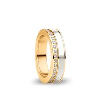 BERING Anello Donna Misura 7 Oro Lucido, Ebro