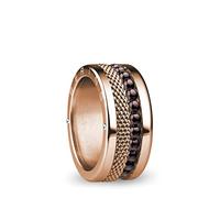 BERING Anello Donna Misura 7 Oro Rosa Lucido, Donube