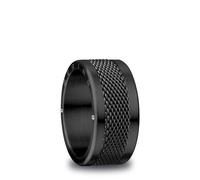 BERING Anello da uomo in nero lucido - Arctic Symphony Collection con acciaio inossidabile - Arve 11, Acciaio inossidabile, Nessuna pietra preziosa