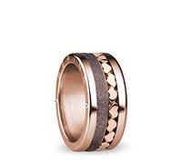 BERING Arctic Symphony Collection Spree 9 - Anello da donna in acciaio inox, finitura lucida, color oro rosa