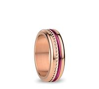 BERING, Set di Anelli Intercambiabili da Donna, in Oro Rosa e Viola con L'Esclusivo Sistema Twist & Change, Tigris
