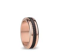 BERING, Set di Anelli Intercambiabili da Donna, in Oro Rosa e Marrone con L'Esclusivo Sistema Twist & Change, Yenisei