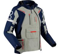 BERING BERING - Giacca Austral Gore-Tex Blue / Grigio / Rosso 3XL