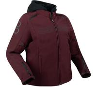 Bering Davis Queen Size impermeabile Giacca tessile moto da donna, rosso, taglia 42 per donne