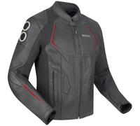 Bering Radial, giacca in pelle 3XL male Nero/Rosso