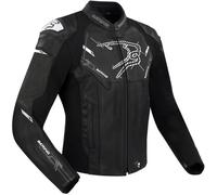 Bering Snap, giacca in pelle L male Nero/Bianco