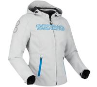 Bering Warwick, giacca tessile impermeabile donna T6 male Grigio Chiaro/Blu