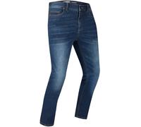 Pantaloni Moto Bering Trust Tapered Blu Lavati S Blu