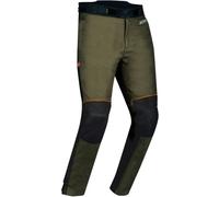 Bering Zephyr, pantaloni tessili impermeabili 4XL male Nero/Verde Scuro/Arancione