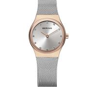 BERING Classic Collection Orologio da polso da donna analogico al quarzo, con cinturino in acciaio inox e vetro zaffiro
