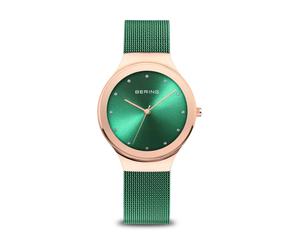 BERING - Classico Orologio Slim Design Verde Milanaise - - Accessories - Donna - Giallo - ONE SIZE