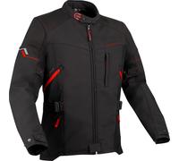 Bering Cobalt, giacca tessile impermeabile XXL male Nero/Rosso