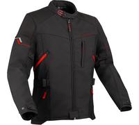 Bering Cobalt Giacca tessile moto, nero-rosso, taglia L per maschi