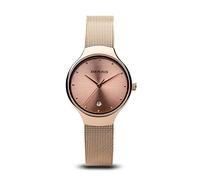 BERING Collezione Quartz Classic Orologio Analogico da Polso Donna, con Bracciale in Acciaio Inossidabile e Vetro Zaffiro