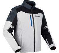 Bering Cronos, giacca tessile impermeabile 4XL male Grigio Chiaro/Nero/Grigio Scuro